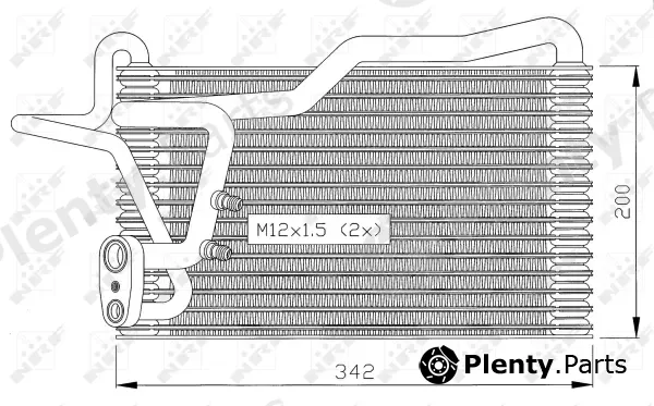 Wilmink Group WG2161274 — Evaporator, air conditioning