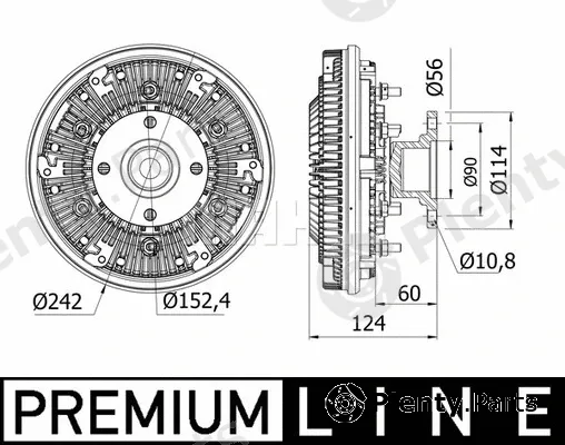 Wilmink Group WG2180426 — Clutch, radiator fan
