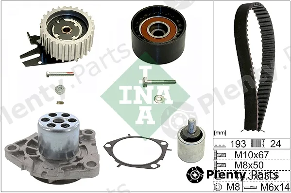 Wilmink Group WG1710072 — Water Pump & Timing Belt Kit