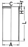 Wilmink Group WG1021604 — Cylinder Sleeve