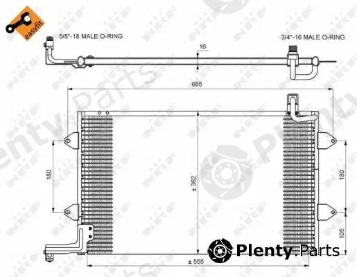 Wilmink Group WG2161003 — Condenser, air conditioning