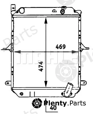 Wilmink Group WG2183939 — Radiator, engine cooling