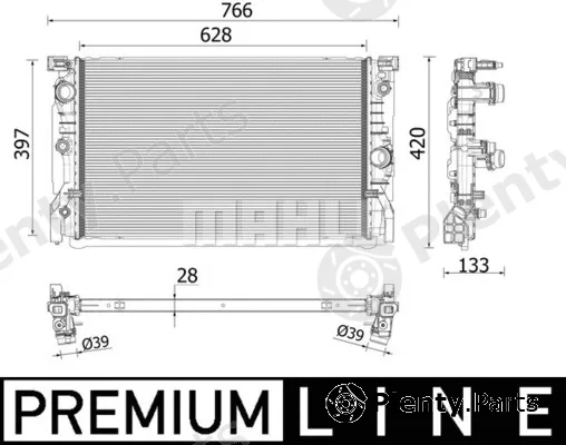 Wilmink Group WG2183185 — Radiator, engine cooling