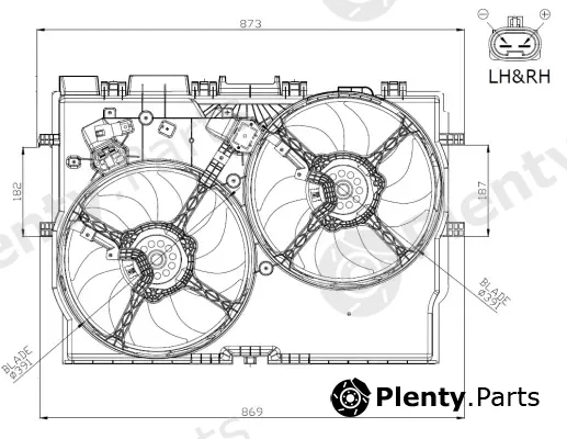 Wilmink Group WG2161765 — Fan, engine cooling
