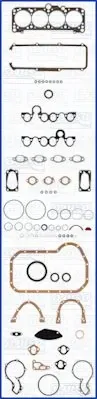 Wilmink Group WG1163892 — Full Gasket Kit, engine