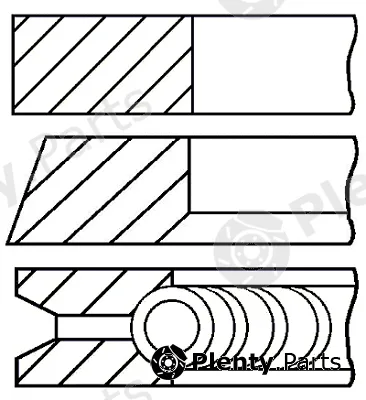 Wilmink Group WG1096403 — Piston Ring Kit