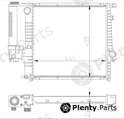 Wilmink Group WG2161975 — Radiator, engine cooling