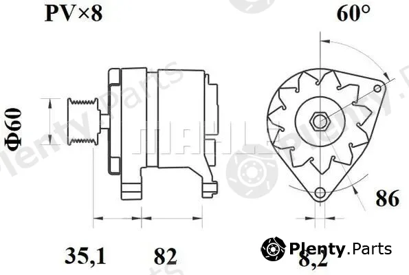 Wilmink Group WG2043425 — Alternator