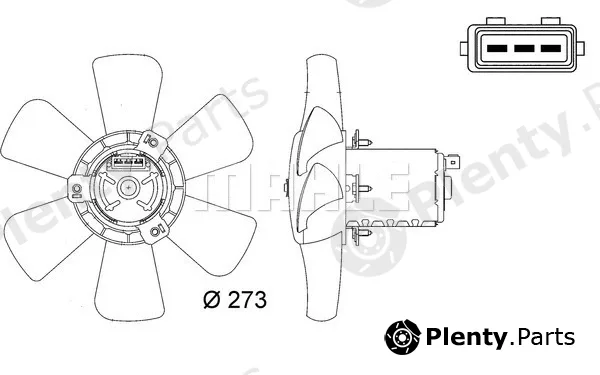 Wilmink Group WG2180896 — Fan, engine cooling
