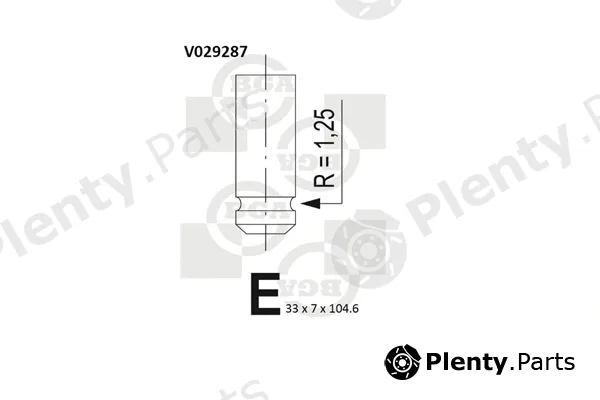 Wilmink Group WG1491111 — Intake Valve