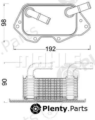 Wilmink Group WG2181132 — Oil Cooler, engine oil