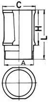Wilmink Group WG1021672 — Cylinder Sleeve