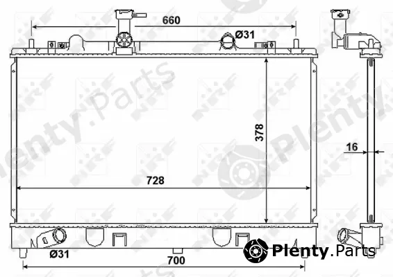 Wilmink Group WG1722264 — Radiator, engine cooling
