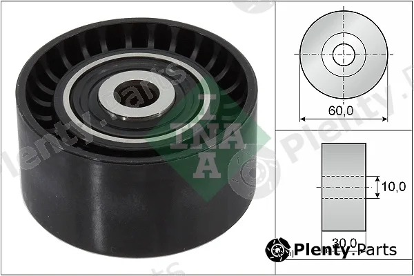 Wilmink Group WG1252880 — Deflection/Guide Pulley, V-ribbed belt