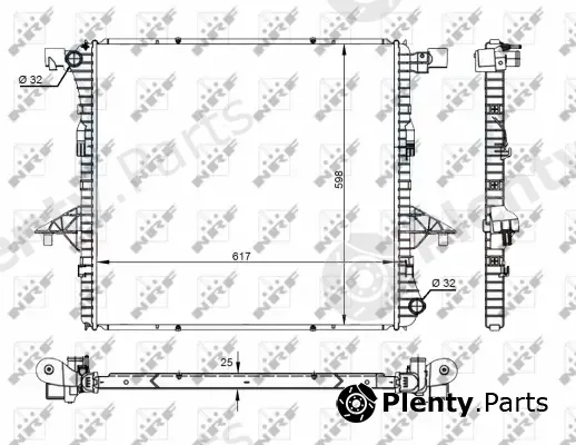 Wilmink Group WG1723659 — Radiator, engine cooling