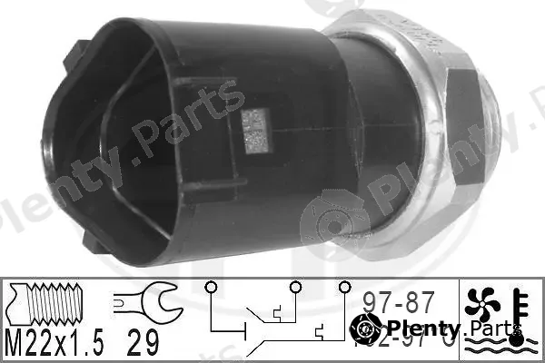 Wilmink Group WG1777070 — Temperature Switch, radiator fan