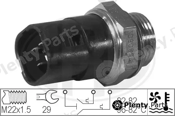 Wilmink Group WG1777055 — Temperature Switch, radiator fan