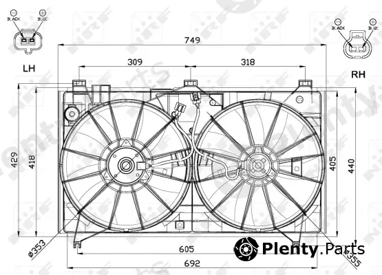 Wilmink Group WG1720517 — Fan, engine cooling