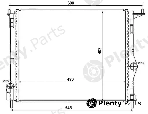 Wilmink Group WG2161922 — Radiator, engine cooling