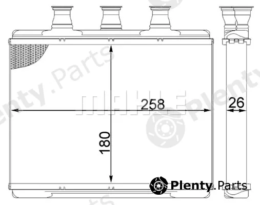 Wilmink Group WG2180200 — Heat Exchanger, interior heating