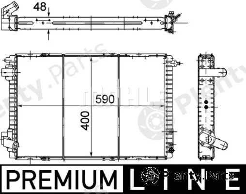 Wilmink Group WG2182695 — Radiator, engine cooling