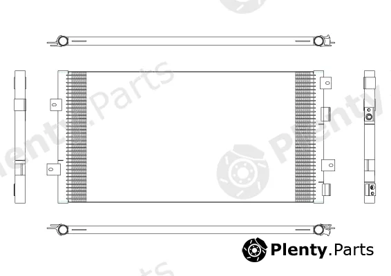 Wilmink Group WG2330308 — Condenser, air conditioning