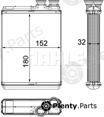 Wilmink Group WG2180068 — Heat Exchanger, interior heating
