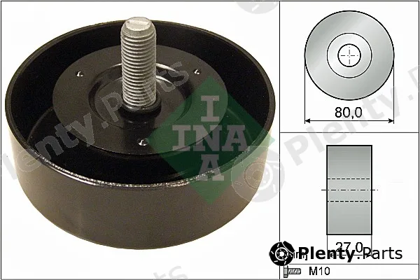 Wilmink Group WG1710117 — Deflection/Guide Pulley, V-ribbed belt