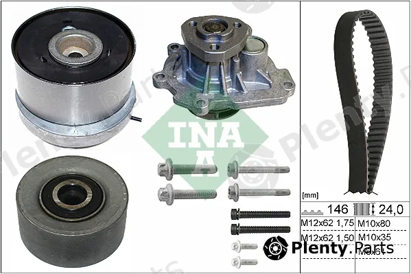 Wilmink Group WG1910462 — Water Pump & Timing Belt Kit