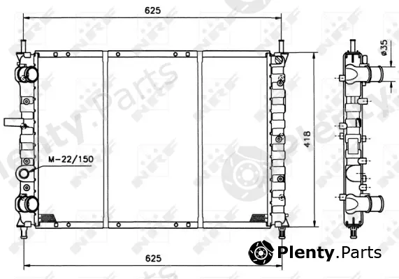 Wilmink Group WG1723149 — Radiator, engine cooling