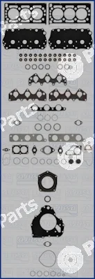 Wilmink Group WG1165296 — Full Gasket Kit, engine