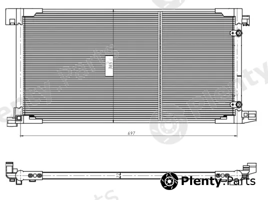 Wilmink Group WG2160706 — Condenser, air conditioning