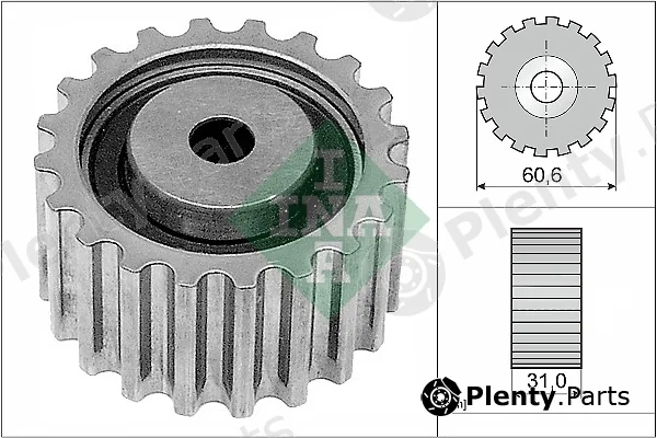 Wilmink Group WG1097486 — Deflection/Guide Pulley, timing belt