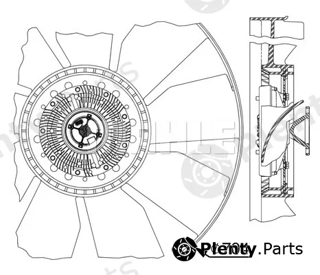 Wilmink Group WG2180862 — Fan, engine cooling