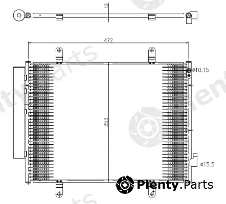 Wilmink Group WG2160633 — Condenser, air conditioning