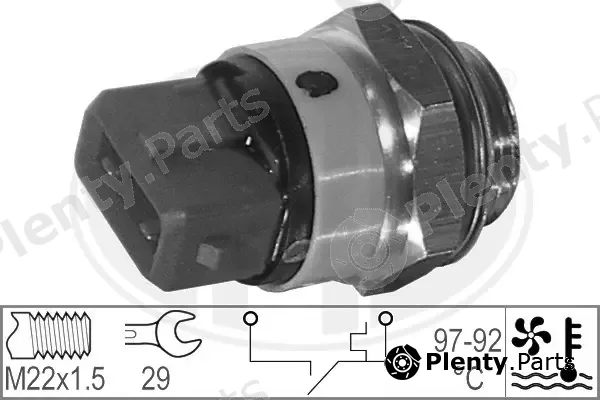 Wilmink Group WG1777031 — Temperature Switch, radiator fan