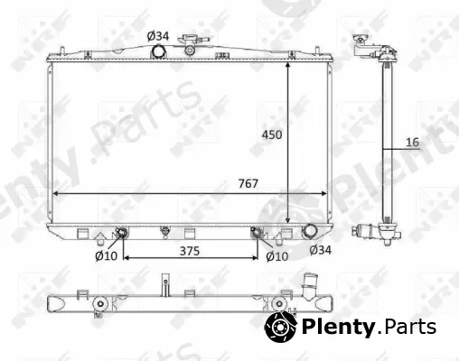 Wilmink Group WG1723478 — Radiator, engine cooling