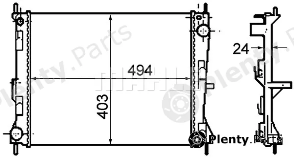 Wilmink Group WG2182824 — Radiator, engine cooling