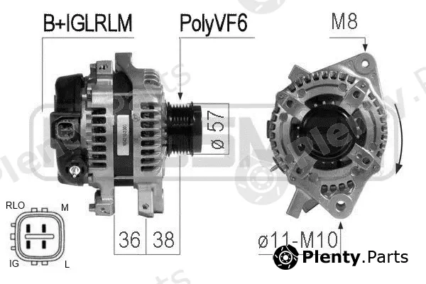Wilmink Group WG2012240 — Alternator