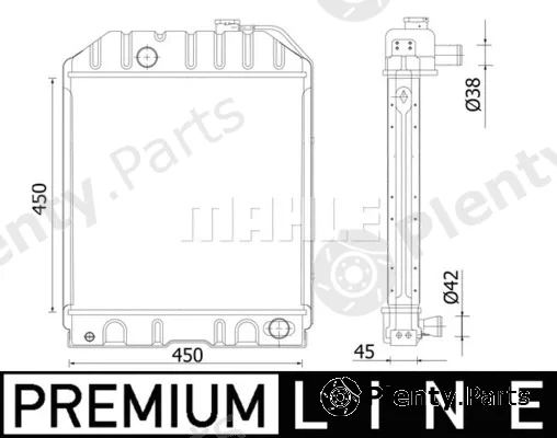 Wilmink Group WG2183254 — Radiator, engine cooling