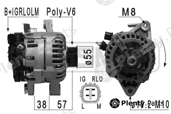 Wilmink Group WG2012407 — Alternator