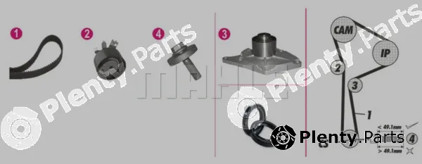 Wilmink Group WG2182217 — Water Pump & Timing Belt Kit