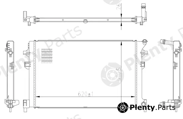 Wilmink Group WG2161894 — Radiator, engine cooling