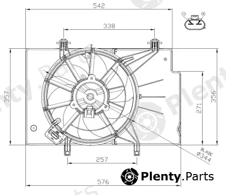 Wilmink Group WG2161777 — Fan, engine cooling