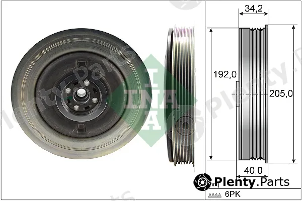 Wilmink Group WG1940804 — Belt Pulley, crankshaft