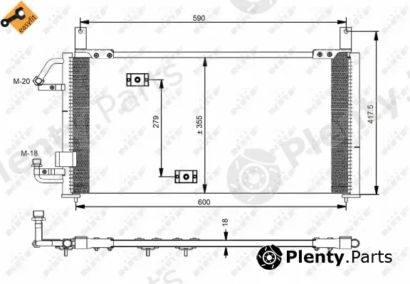 Wilmink Group WG2160787 — Condenser, air conditioning