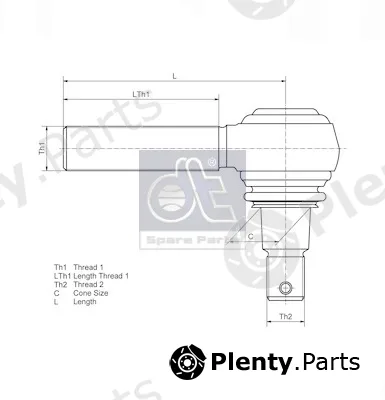 Wilmink Group WG2320936 — Tie Rod End