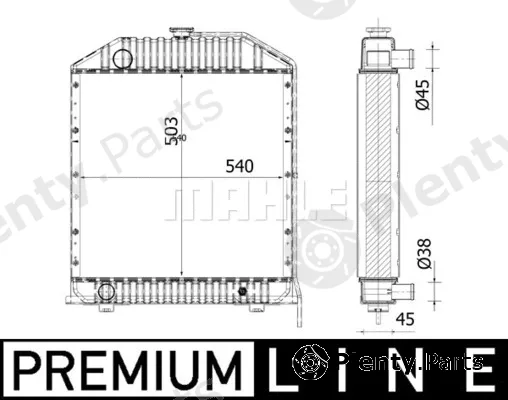 Wilmink Group WG2183235 — Radiator, engine cooling