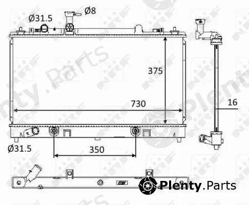 Wilmink Group WG1723469 — Radiator, engine cooling