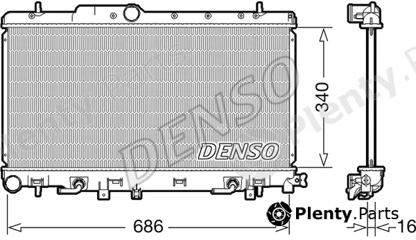 Wilmink Group WG1919566 — Radiator, engine cooling